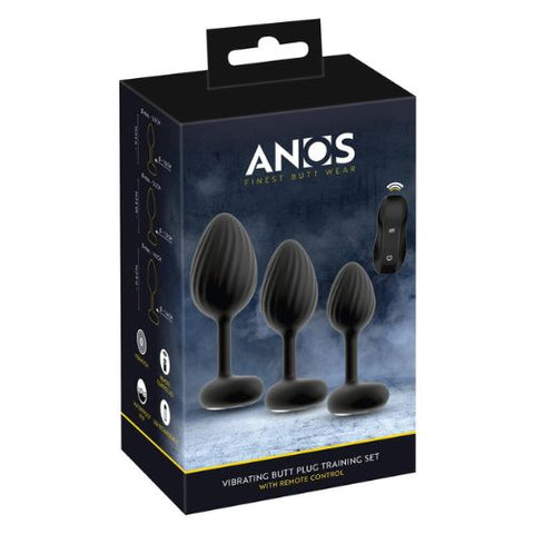 Anos RC Butt Plug Set w Vibration from Nice 'n' Naughty