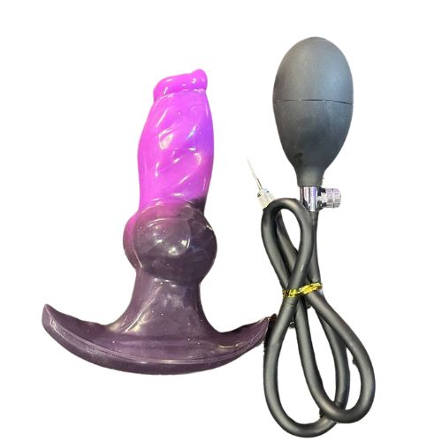 Beowulf Inflatable Butt Plug Purple from Nice 'n' Naughty