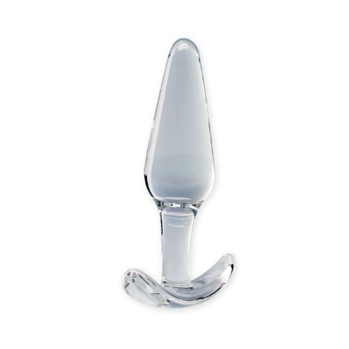 Clarity Utopian Floret Glass Butt Plug from Nice 'n' Naughty