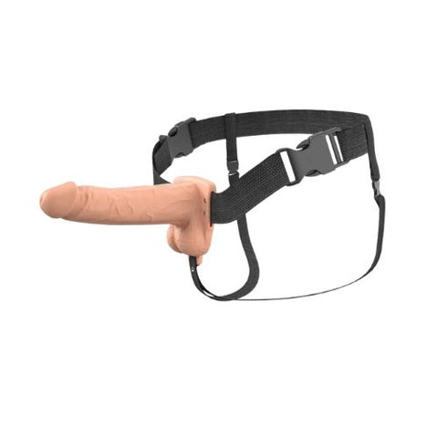 Fantasy X-Tensions Elite Vibrating Silicone Hollow Strap-On