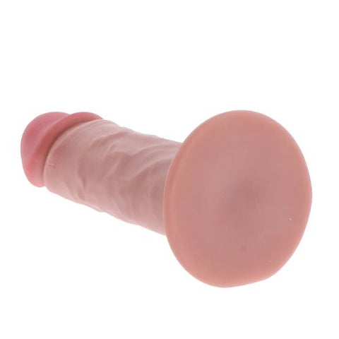 Get Real Dual Density Thick Dong Light Skin Tone TPE from Nice 'n' Naughty