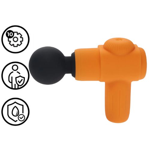 Loveline Mini Rechargeable Microboost Massager Orange from Nice 'n' Naughty