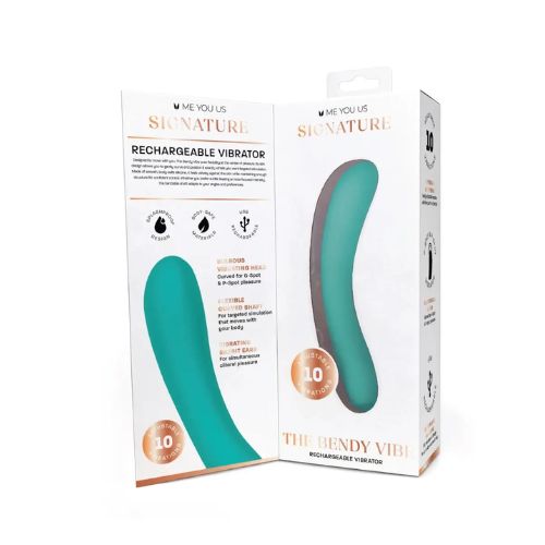 Me You Us Signature The Bendy Vibe Teal from Nice 'n' Naughty