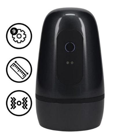 Pumped Pulsar Negative Pressure Suction and Vibration Masturbator Pump Gun Metal from Nice 'n' Naughty