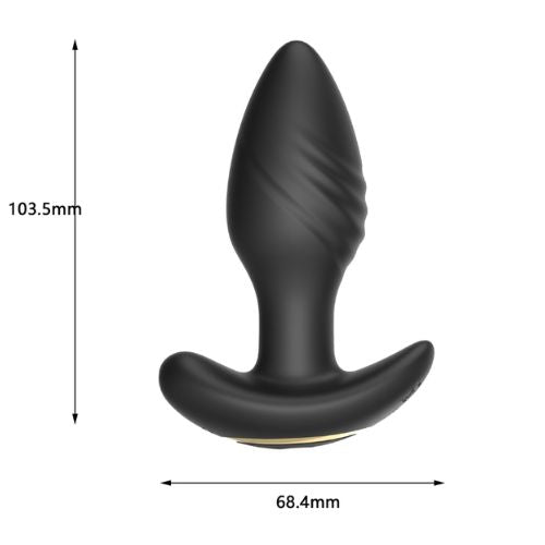 Toosh Remote Controlled Silicone Rotating & Vibrating Butt Plug from Nice 'n' Naughty