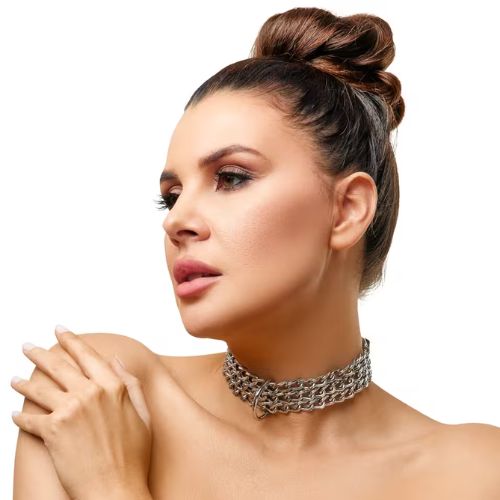Zado Chain Collar Silver from Nice 'n' Naughty