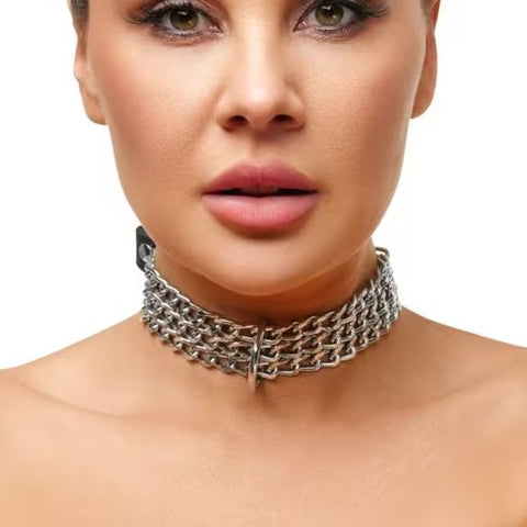 Zado Chain Collar Silver from Nice 'n' Naughty